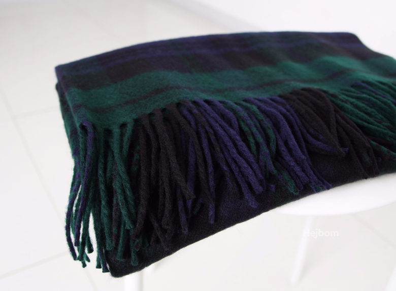 Tartan Check Shawl Muffler Winter Warm Pattern