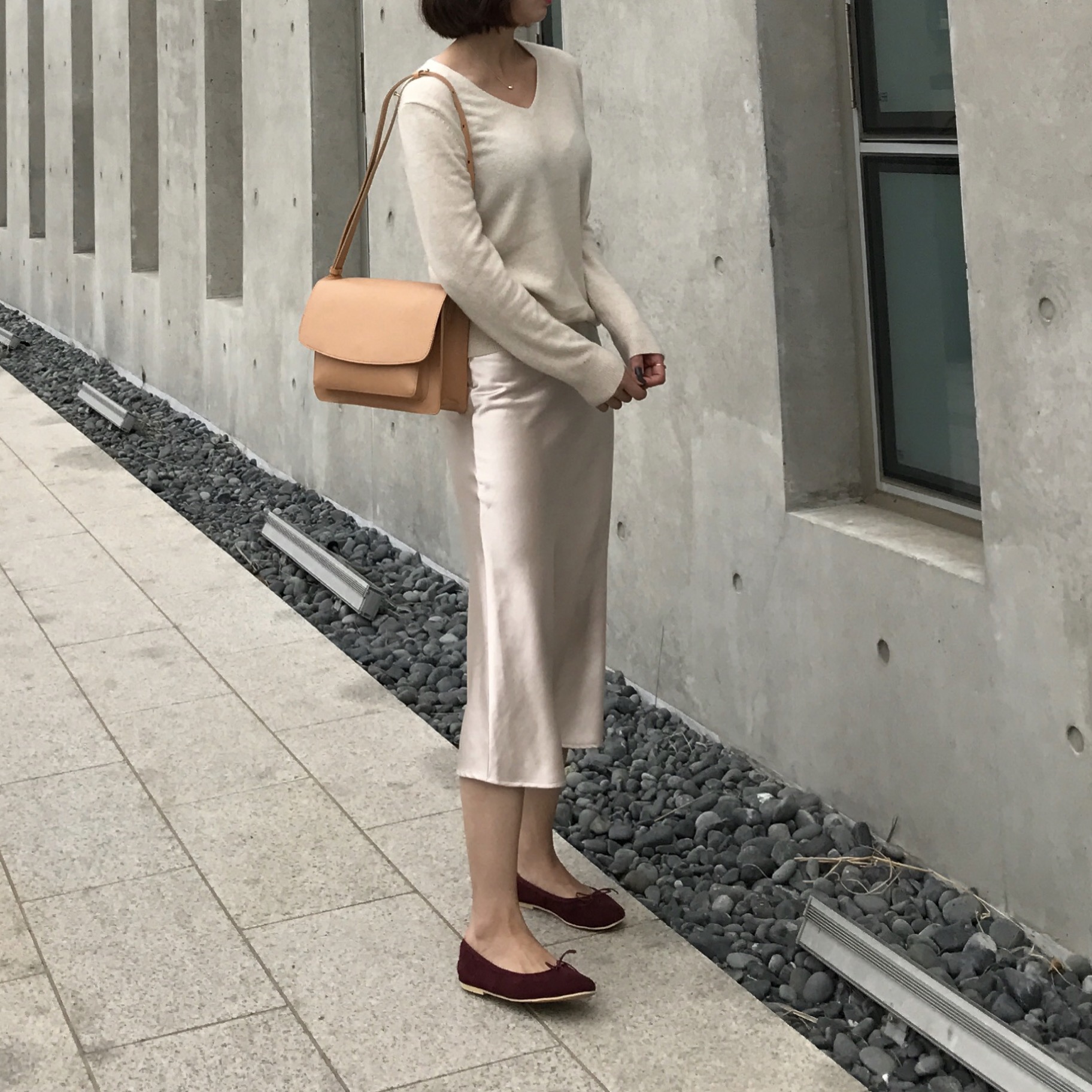 Satin mermaid skirt 2color A line Mermaid Midi 20 