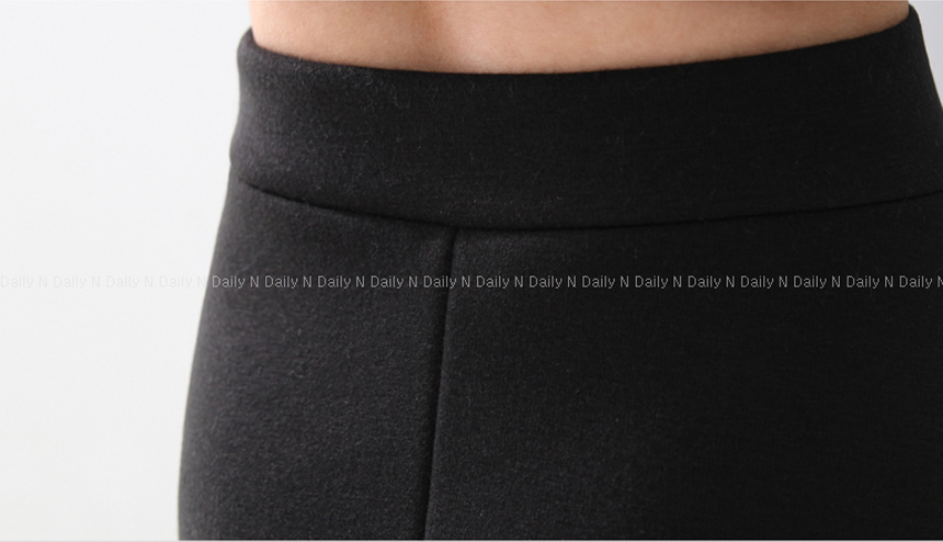 Brushed flare Long skirt bandage skirt A-line wint