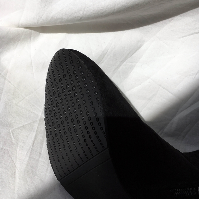Saint Black Ankle Boots Leather &amp Ms. Suede Mid