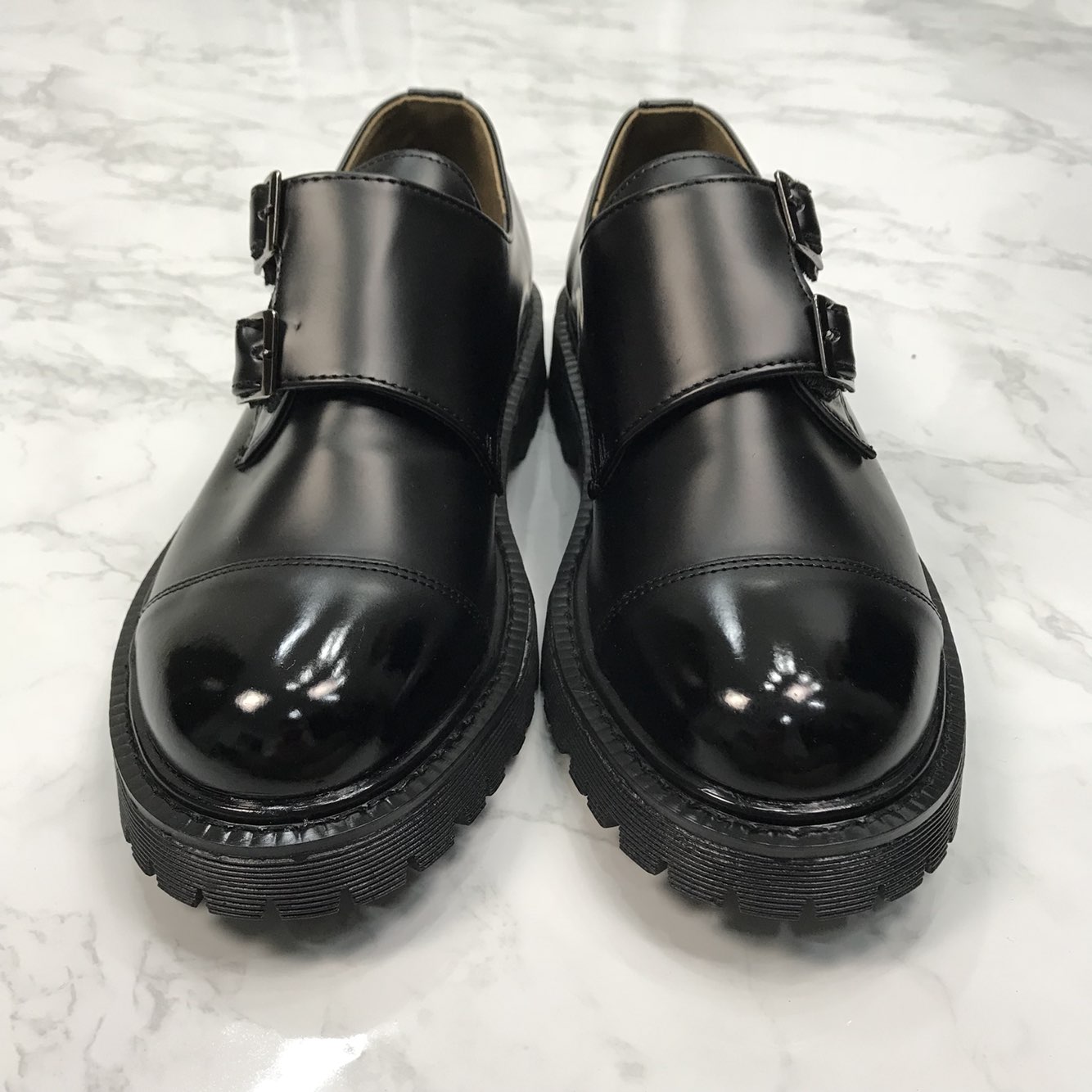 Monk Clipper Loafers Shoes 4.5cm high-calf comfort