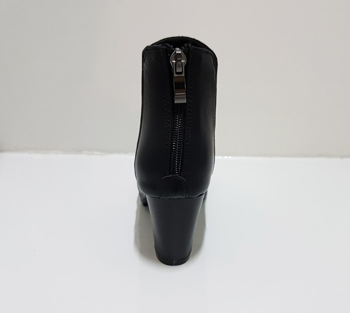 7 centisu suede combination back zipper blue keyho