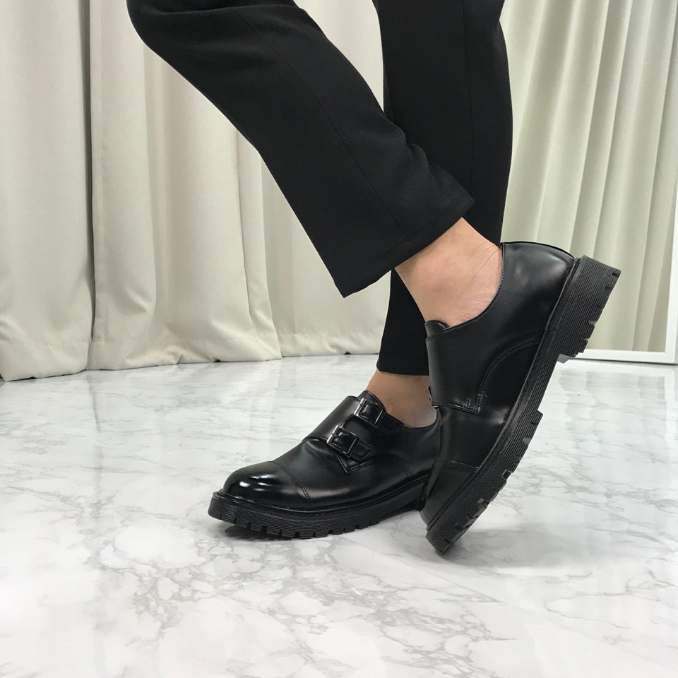 Monk Clipper Loafers Shoes 4.5cm high-calf comfort