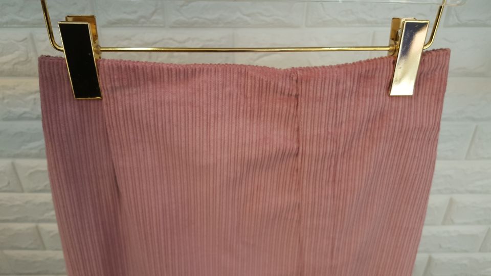 Corduroy Long Skirt Life Timothy Corduroy Bending 