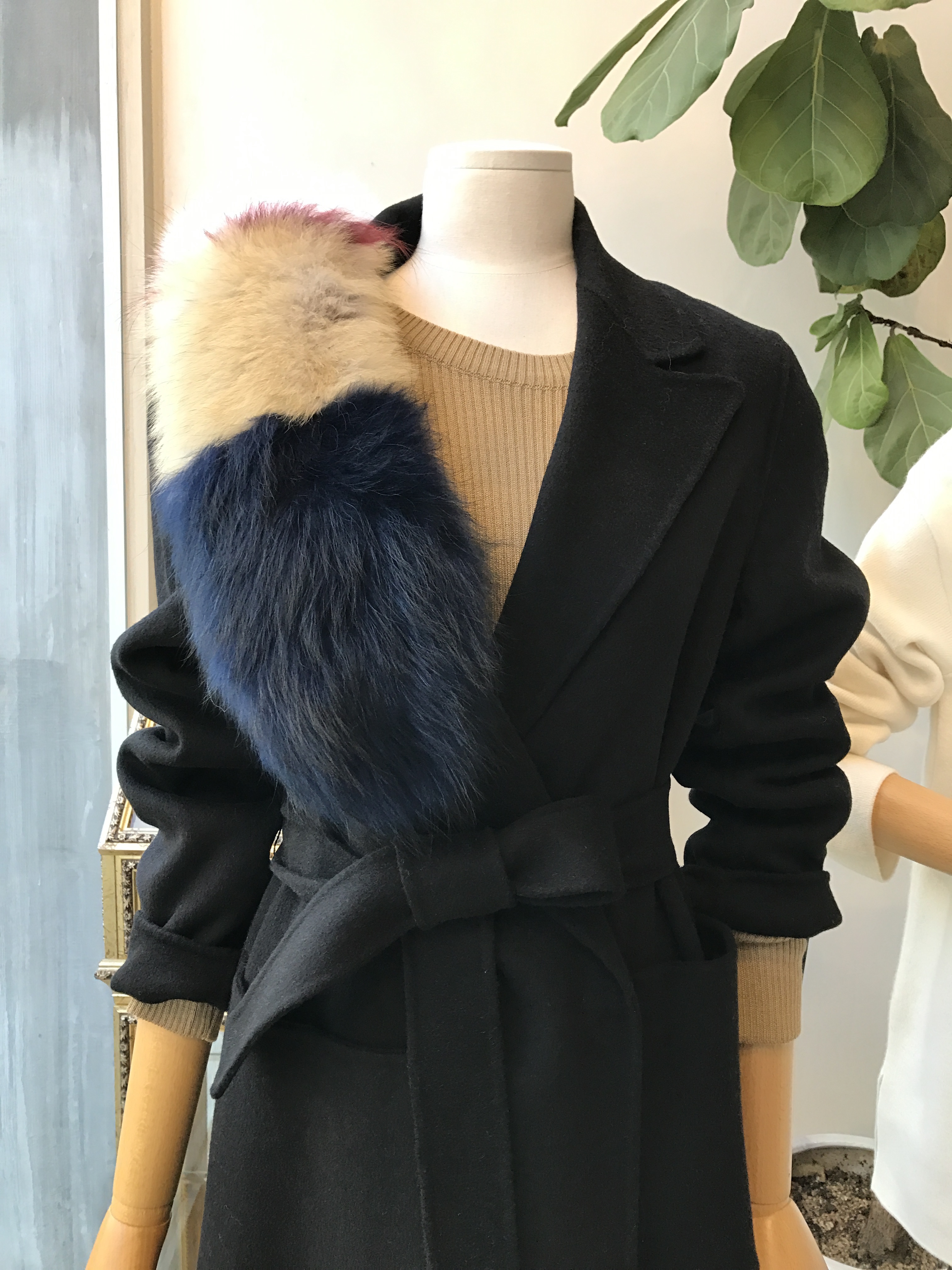 Mix Color Fox Shawl Muffler Warmer Real Natural Sa