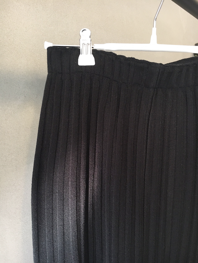 Mermaid Mermaid Long Skirt Skirt Frill Knit Pleate