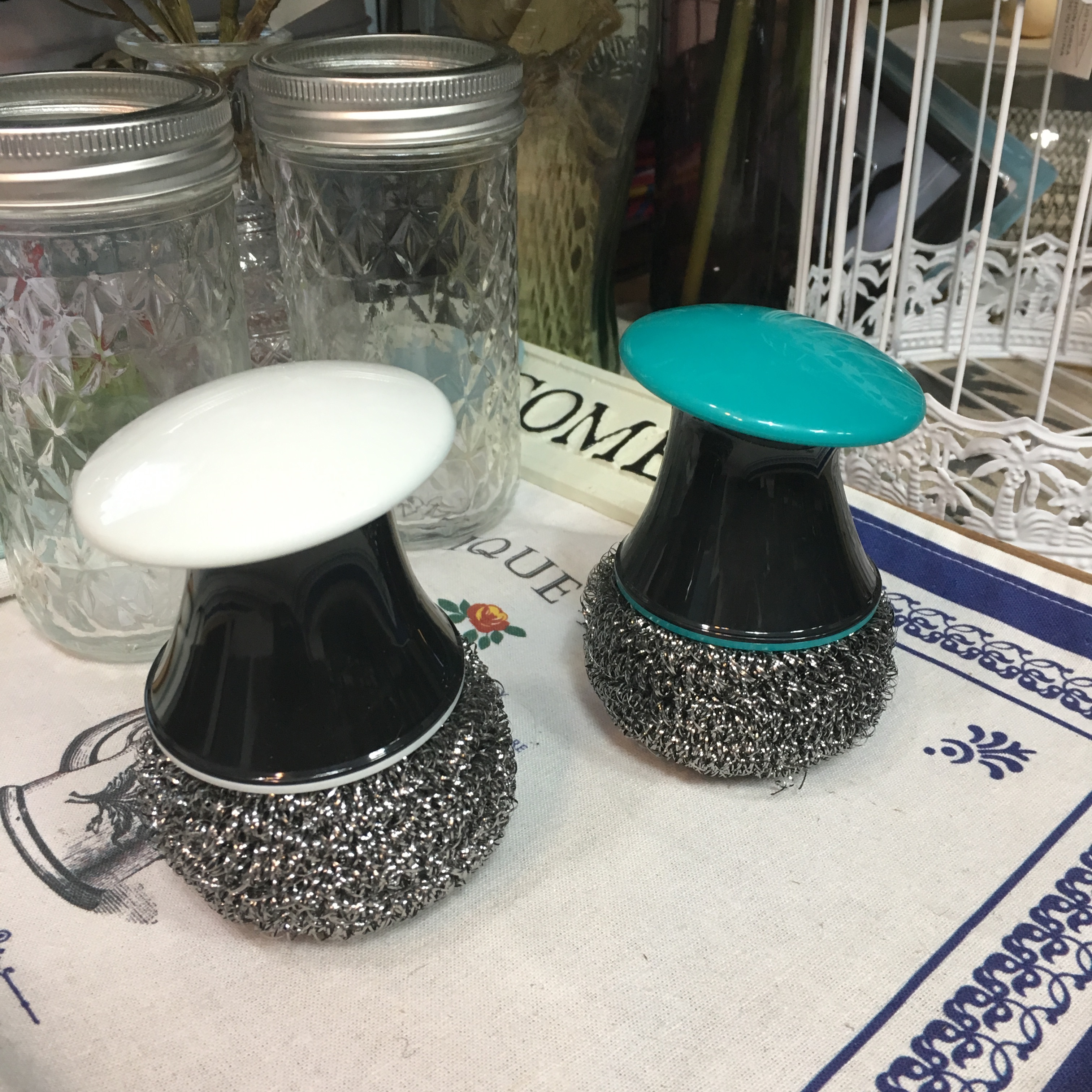 Scrubber Dish Washing Pot Handle withdrawal Semi 2