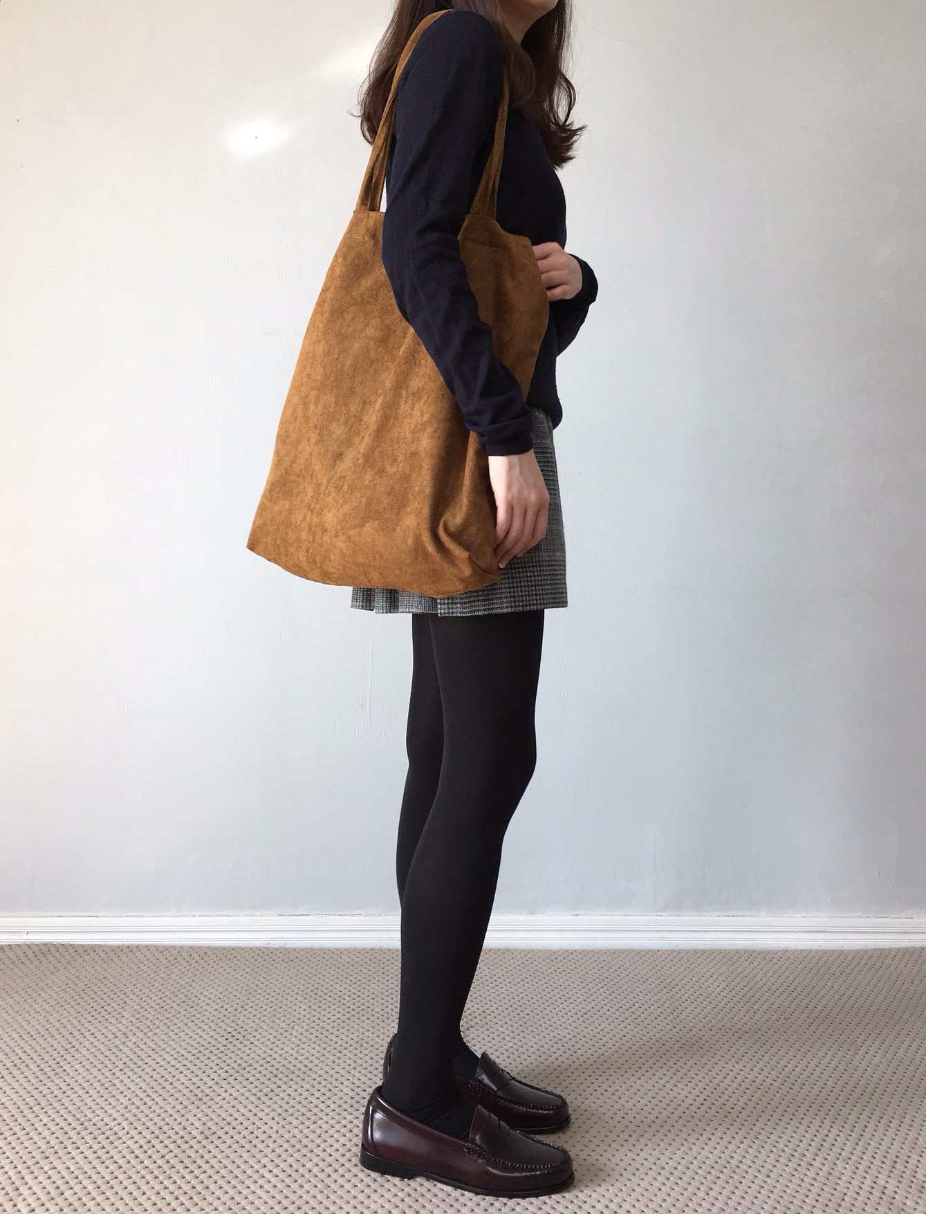 Suede Shoulder Eco Bag Women Bags Daily Bag Autumn