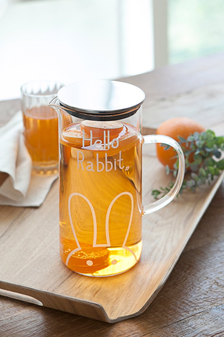 Sealed glass bottle heat-resistant port water bott