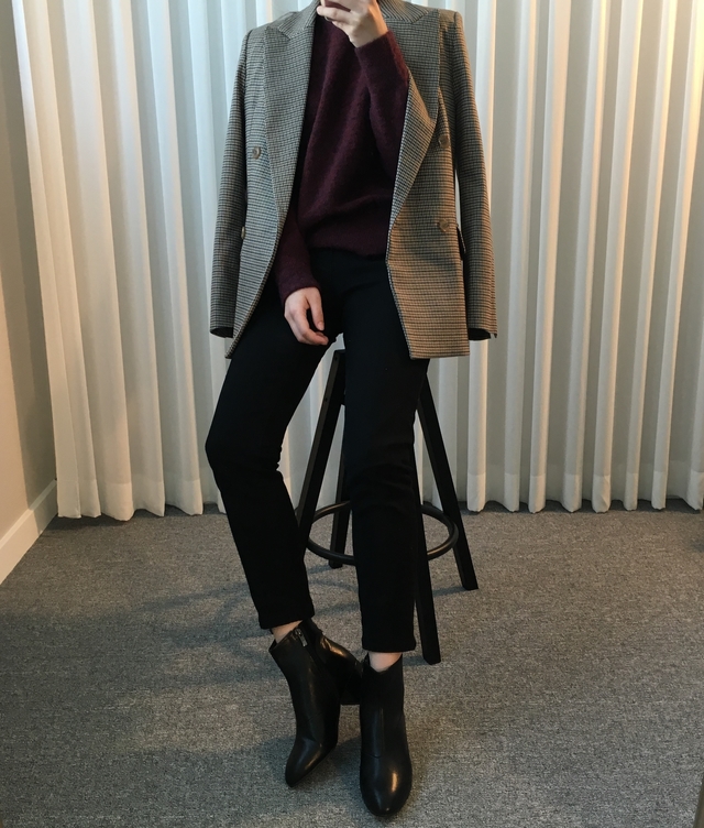 Saint Black Ankle Boots Leather &amp Ms. Suede Mid