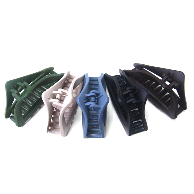 Hair Accessories 536 Triangular Matte Tong Hairpin