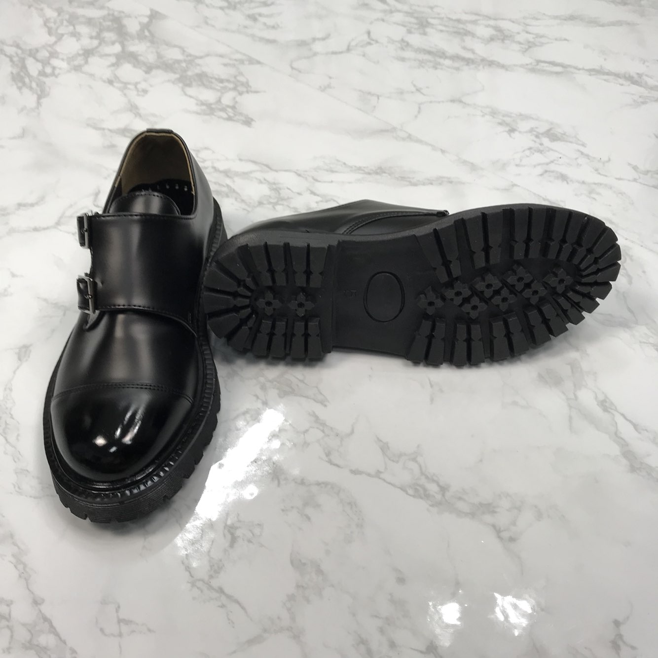 Monk Clipper Loafers Shoes 4.5cm high-calf comfort