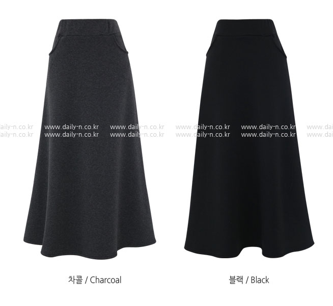 Mink flare jungle Long skirt Winter skirt Daily co