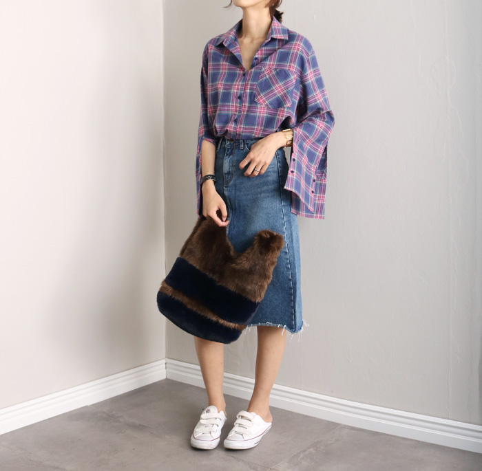 Denim skirt tweed denim skirt a line