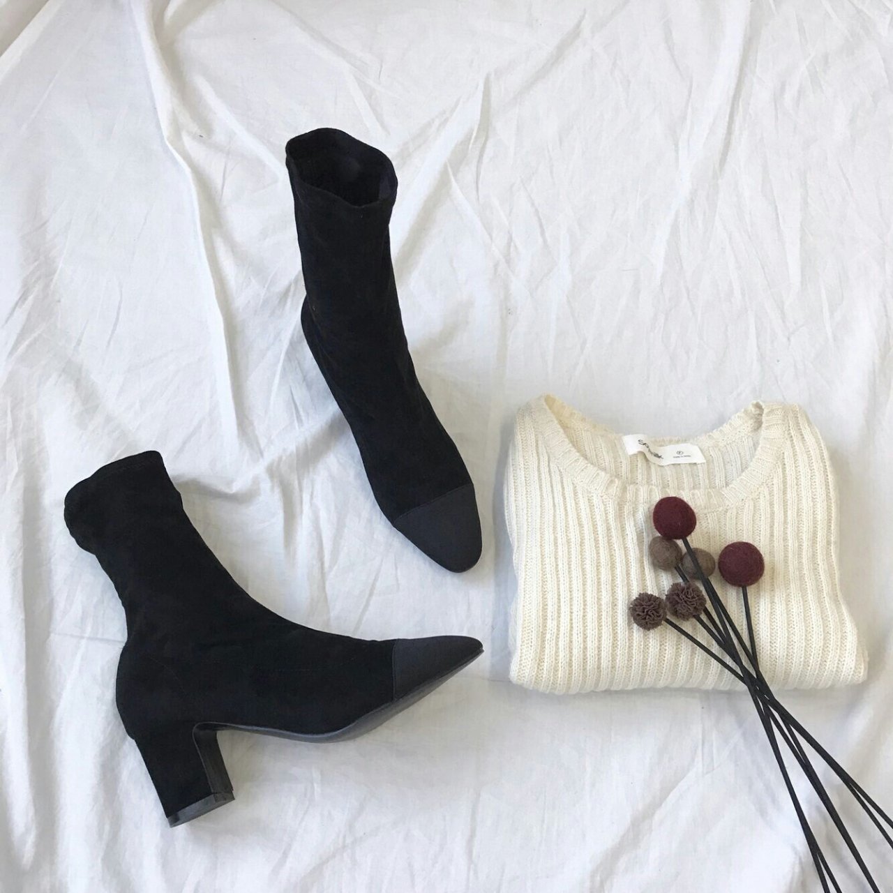 Color Suede Ankle Boots Span Women's Angle Wint