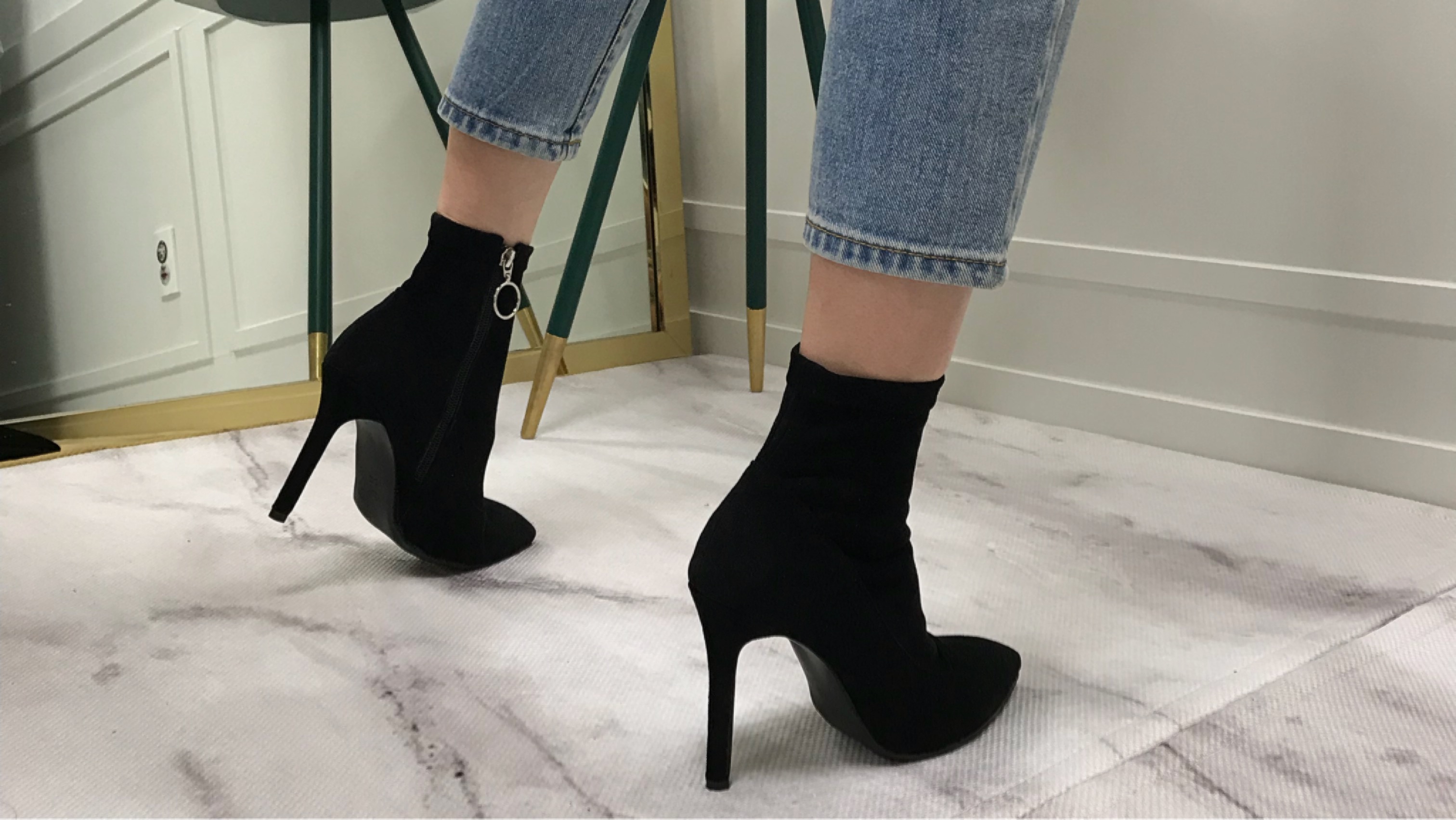 Lingerie Suede Span Angle Boots Sexy Simple 30'