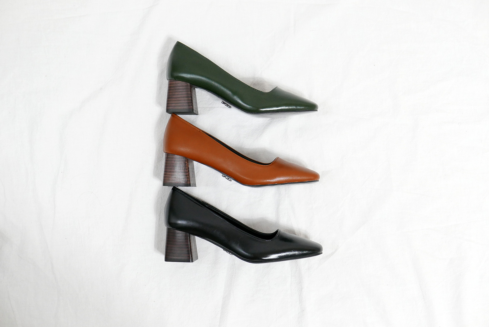 Middle-Heel Pumps Wood-heeled Shoes Bent Girls 20&