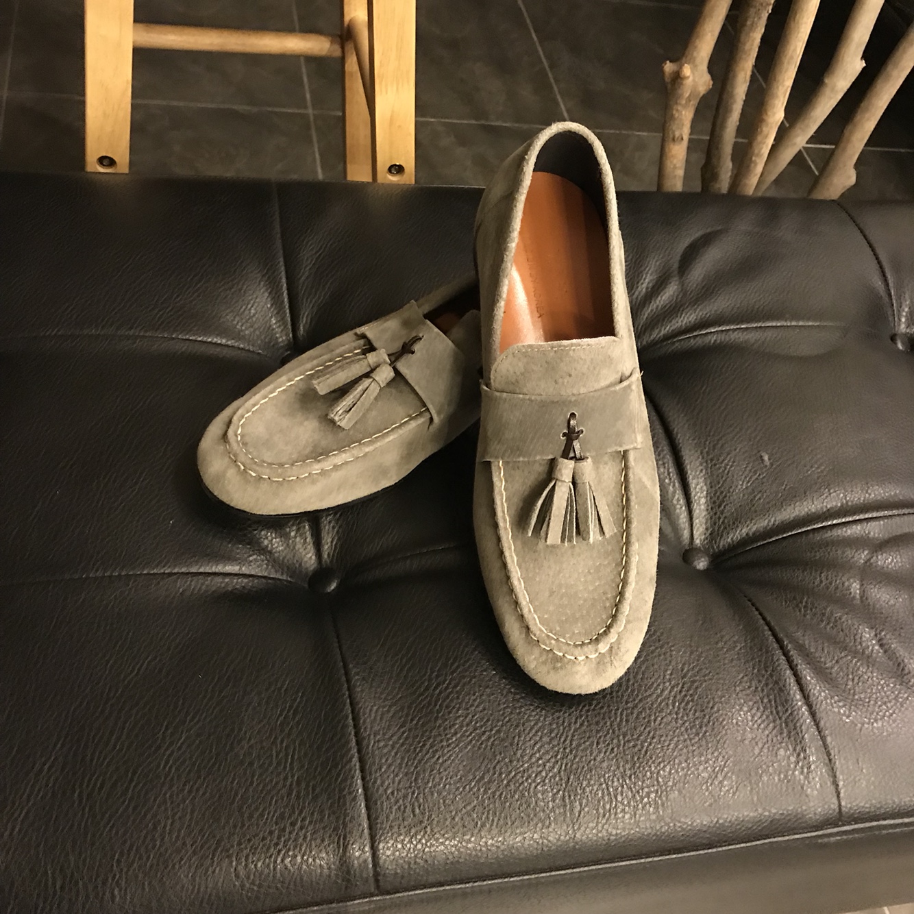 Veras suede tassel leather loafer Casual design Da