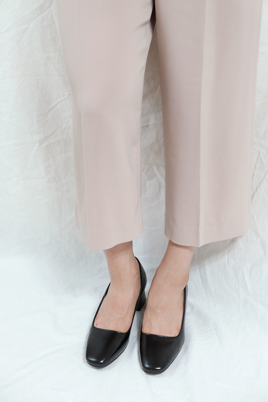 Middle-Heel Pumps Wood-heeled Shoes Bent Girls 20&