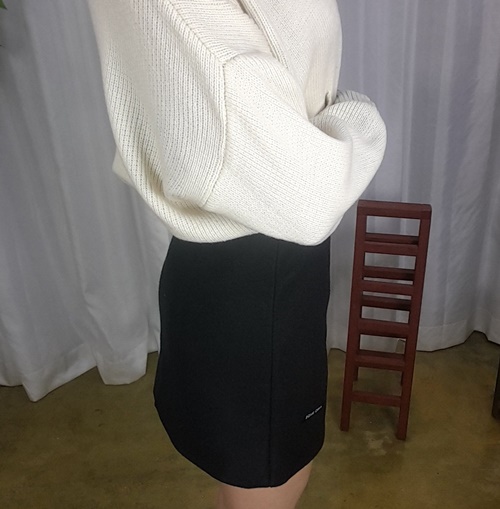 Planning handmade mini-skirt Blacktop girl h lint 