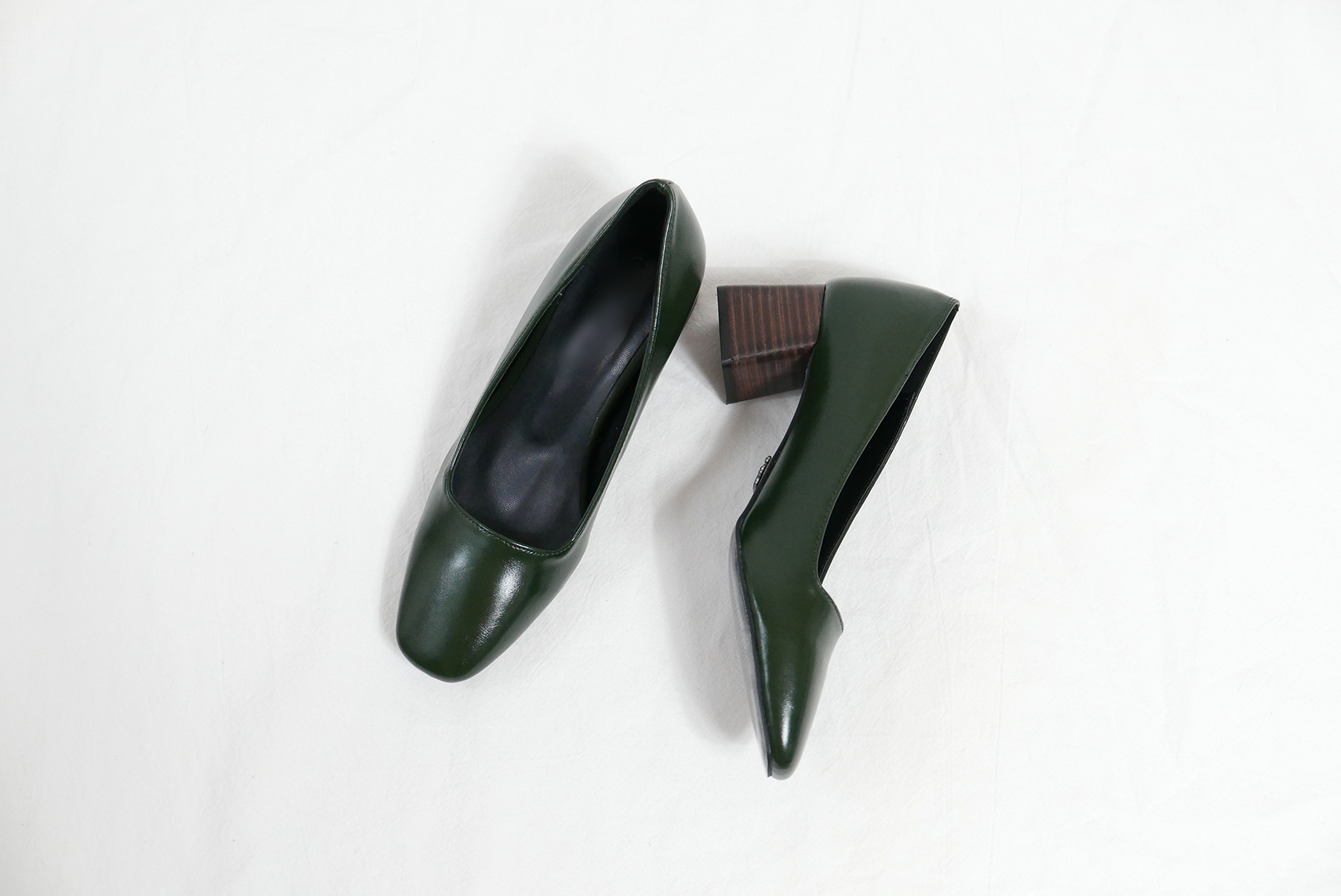 Middle-Heel Pumps Wood-heeled Shoes Bent Girls 20&