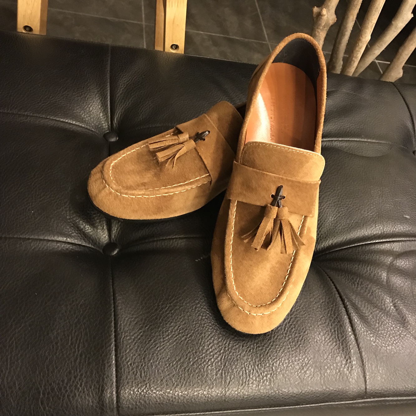 Veras suede tassel leather loafer Casual design Da