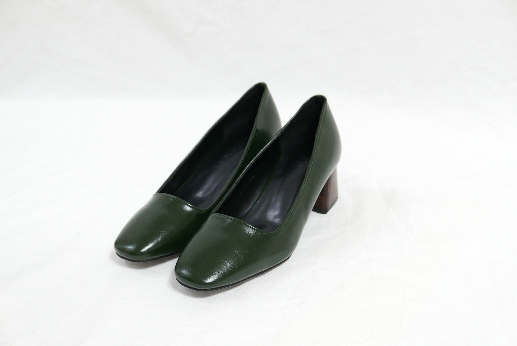 Middle-Heel Pumps Wood-heeled Shoes Bent Girls 20&