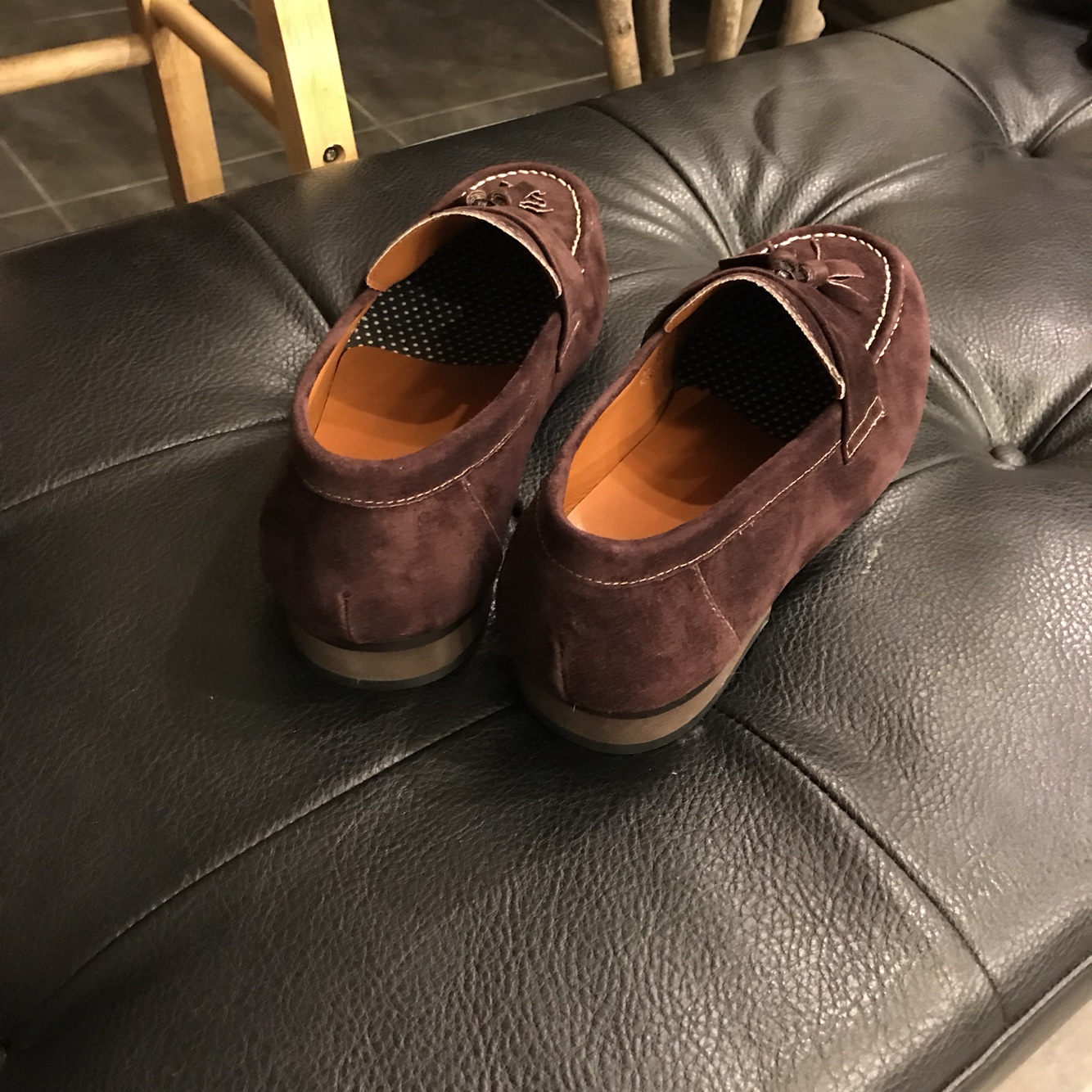 Veras suede tassel leather loafer Casual design Da