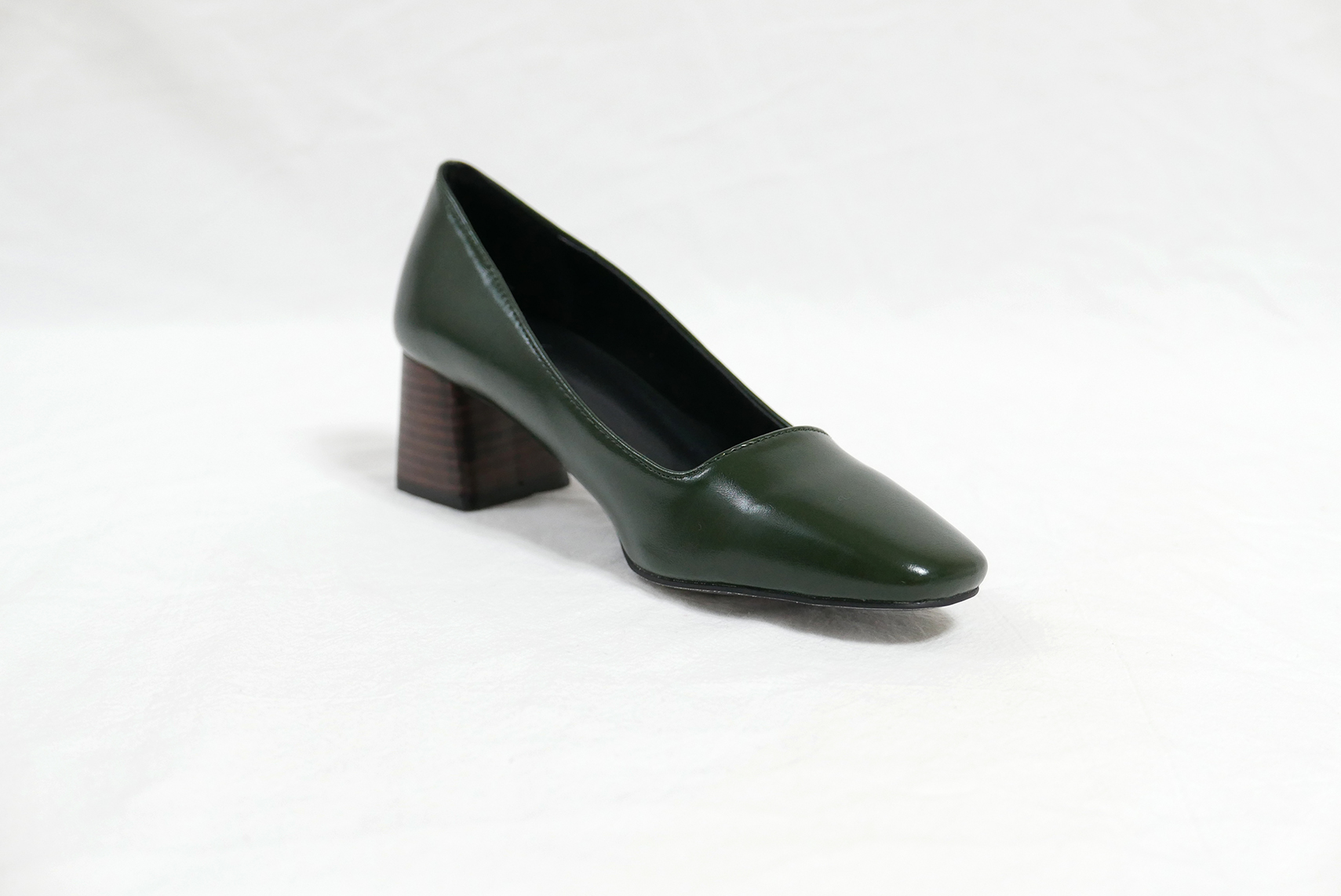 Middle-Heel Pumps Wood-heeled Shoes Bent Girls 20&