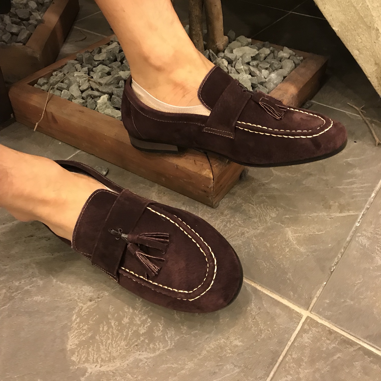 Veras suede tassel leather loafer Casual design Da