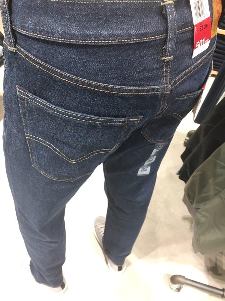 Korea Jeans Pants Levi's S Men's 501CT Denim