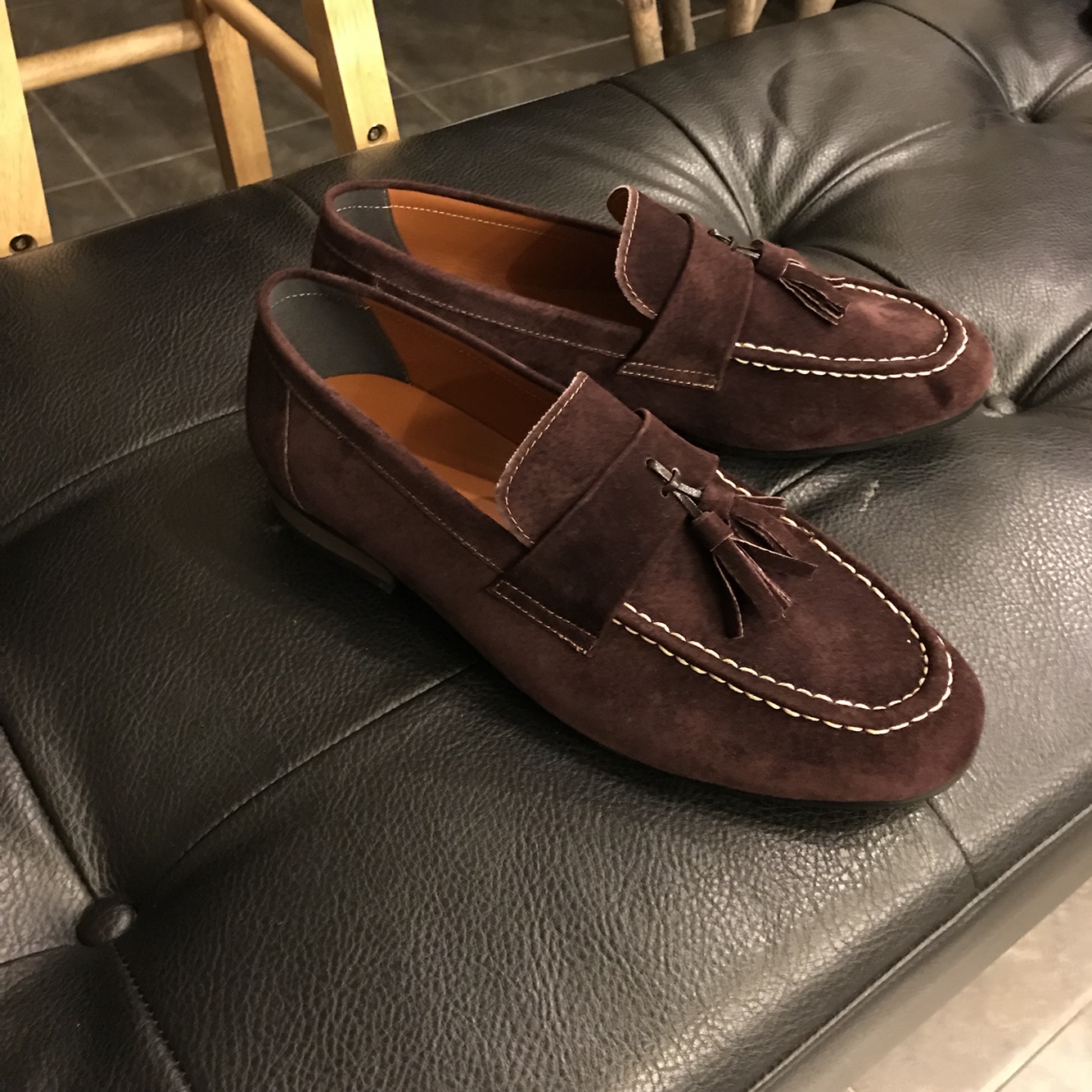 Veras suede tassel leather loafer Casual design Da