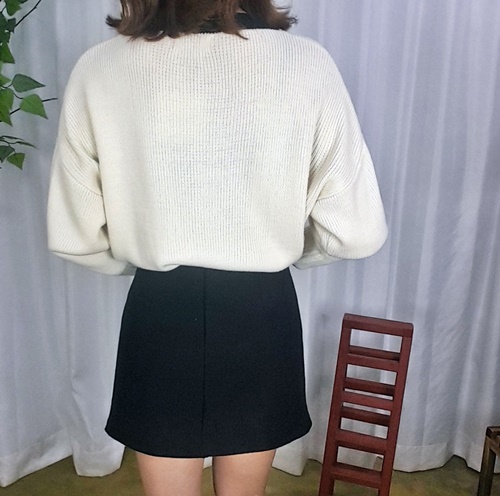 Planning handmade mini-skirt Blacktop girl h lint 