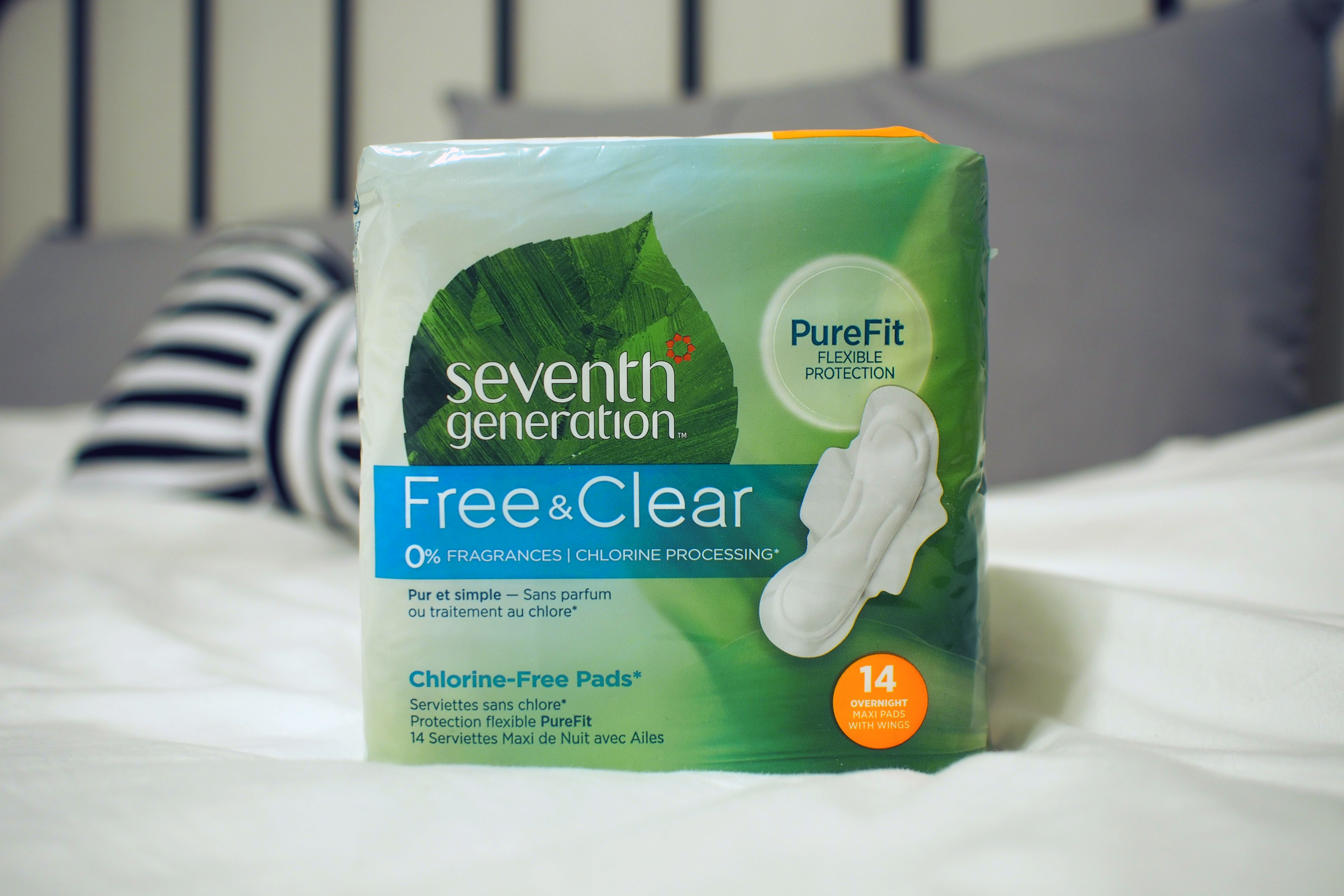 Seventh Generation eco-friendly sanitary napkin