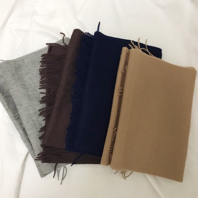 Wool muffler wool 100 simple winter shawl Women