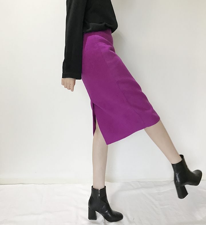 Handmade skirts H line Office look Office work Loo