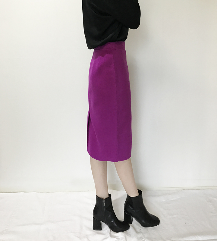 Handmade skirts H line Office look Office work Loo