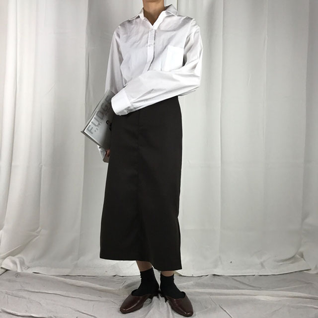 Long skirt skirt woman autumn winter skirt coordin