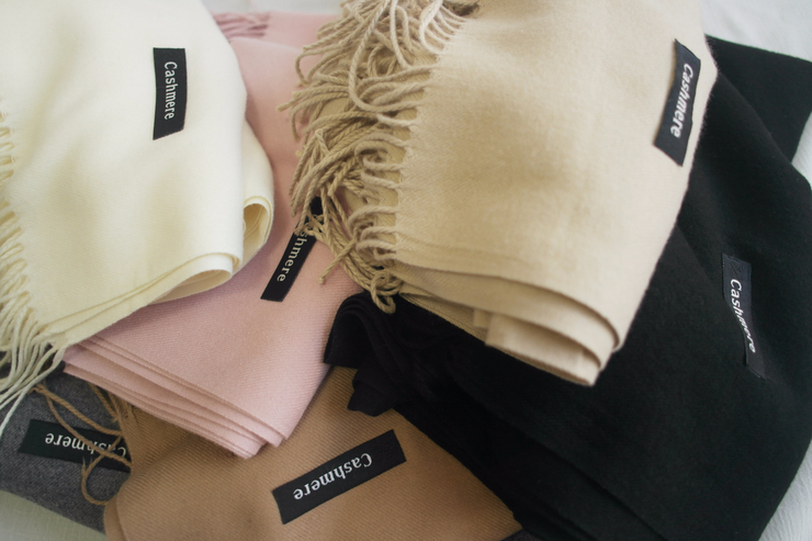 Gift Wrapping Cashmere Couple Muffler Item Shawl U