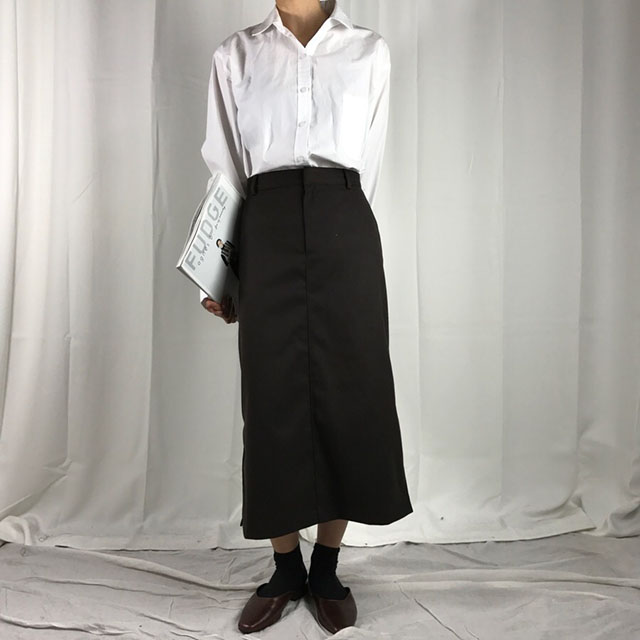Long skirt skirt woman autumn winter skirt coordin