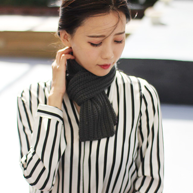 Knitted Shawl Winter Petit Scarf Fall Men Women