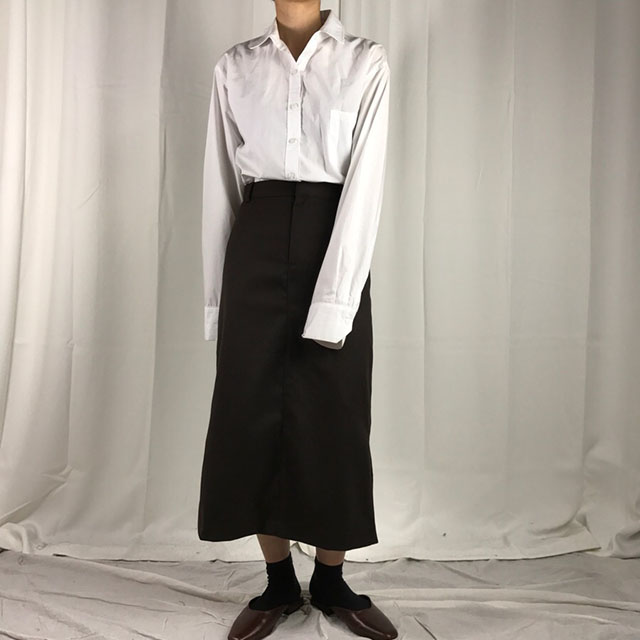 Long skirt skirt woman autumn winter skirt coordin