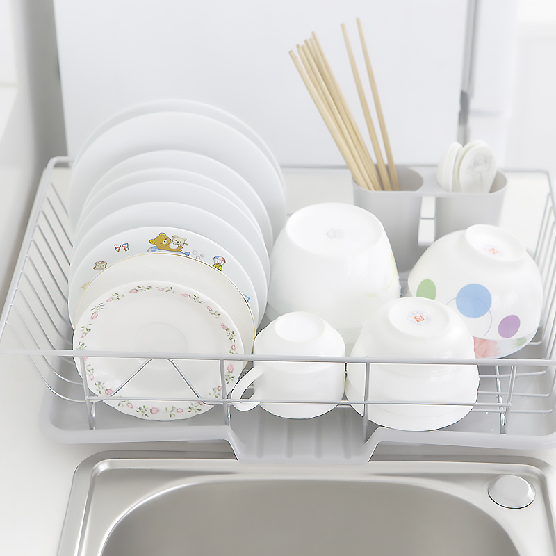 Wide water dropping tableware tray Easy to use pra