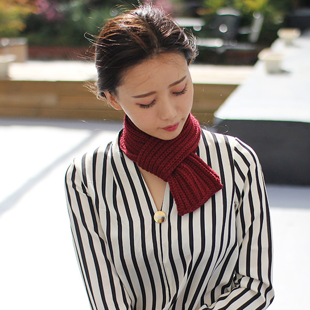 Knitted Shawl Winter Petit Scarf Fall Men Women
