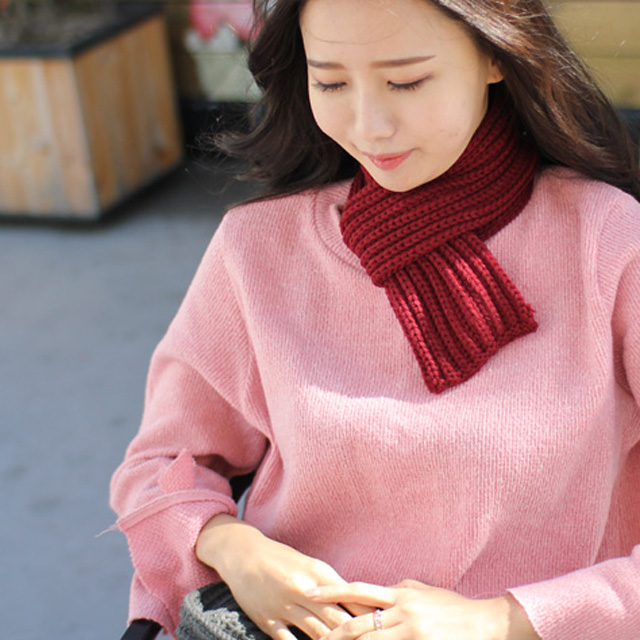 Knitted Shawl Winter Petit Scarf Fall Men Women