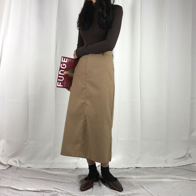 Long skirt skirt woman autumn winter skirt coordin