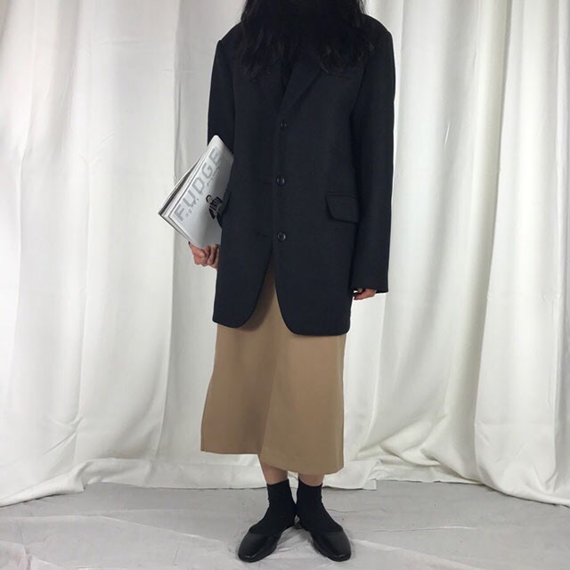 Long skirt skirt woman autumn winter skirt coordin