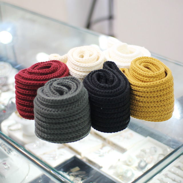 Knitted Shawl Winter Petit Scarf Fall Men Women