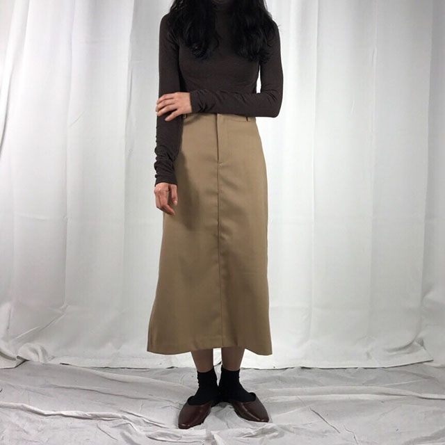 Long skirt skirt woman autumn winter skirt coordin