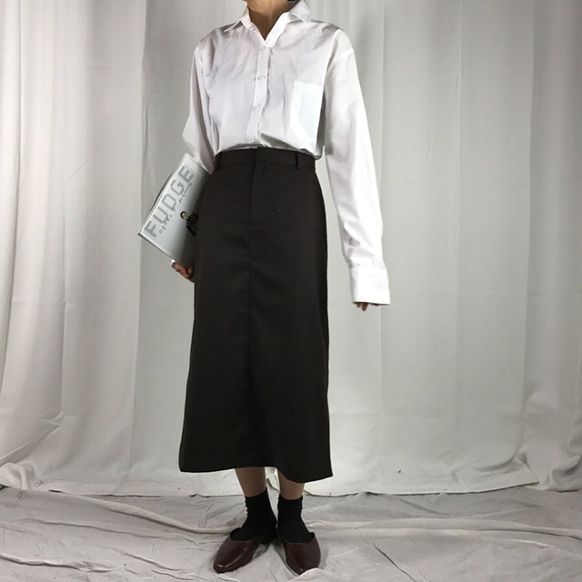 Long skirt skirt woman autumn winter skirt coordin